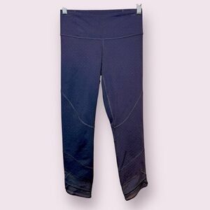 Lululemon Emerge Renewed Crop Leggings Purple Size 4